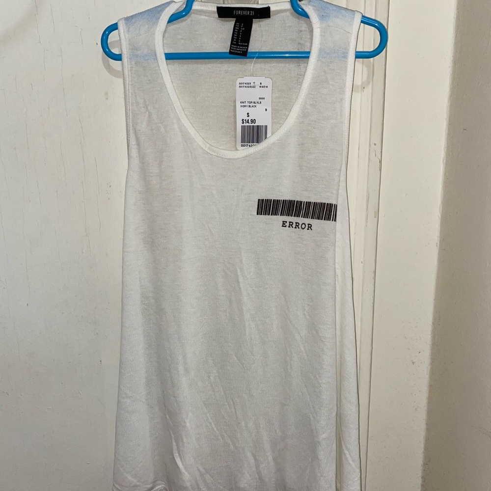 Forever21 Graphic Muscle Tank Top